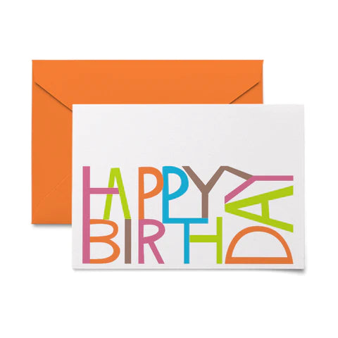 Happy Birthday Box of 10 Gift Tags w/ Envelopes