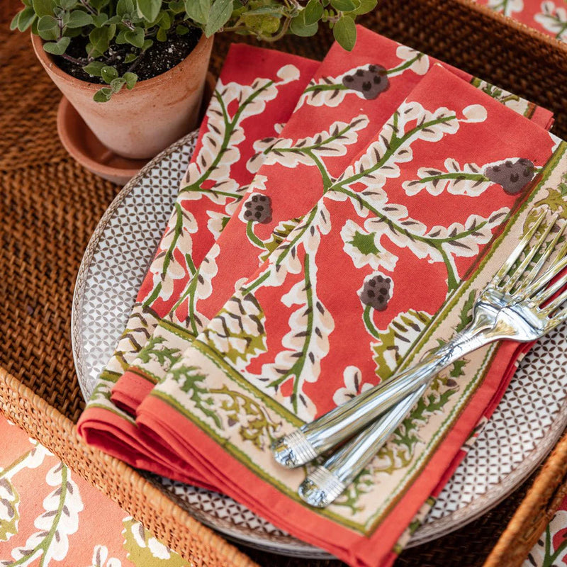 Harvest Pinecone Napkin (Set of 4)