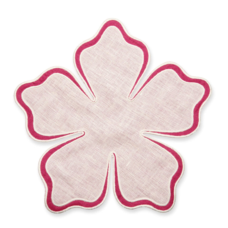 Hibiscus Linen Placemat