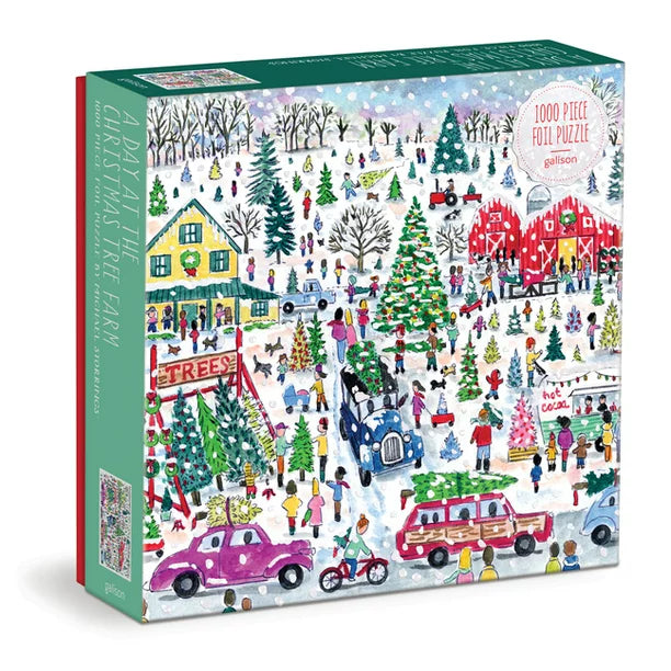 Christmas Tree Farm foil puzzle (1000 pieces)