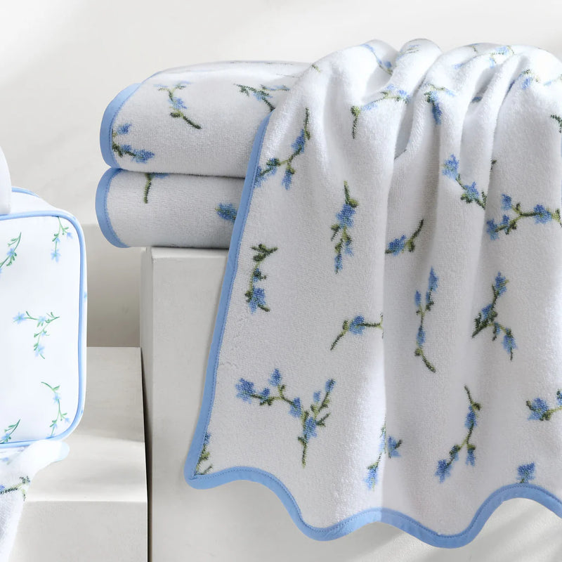 Floral Scallop Hand Towel