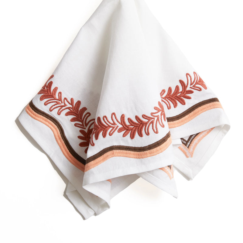 Palmerie Siena Embroidered Napkins