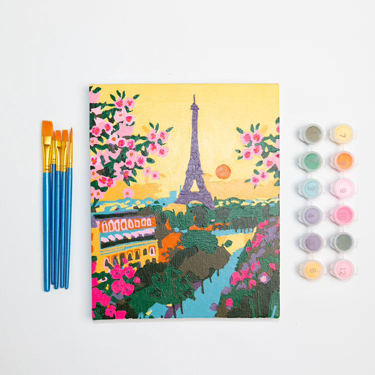 Paris Paint by Numbers 8x10