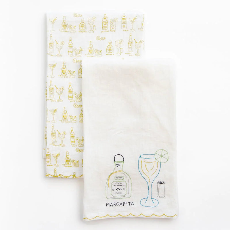 Margarita Linen Tea Towels | Set of 2