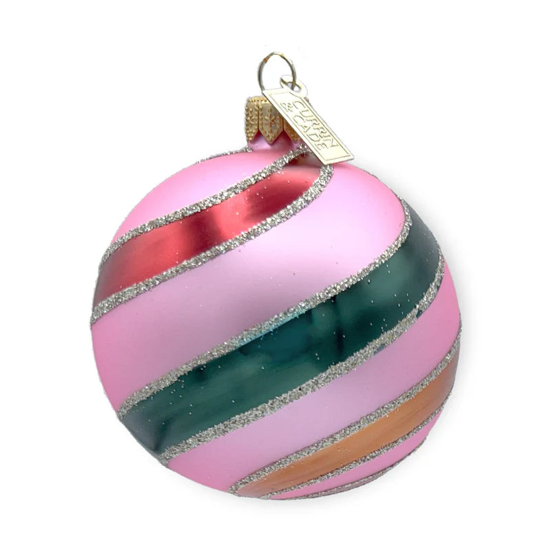 Ribbon Stripes Ornament