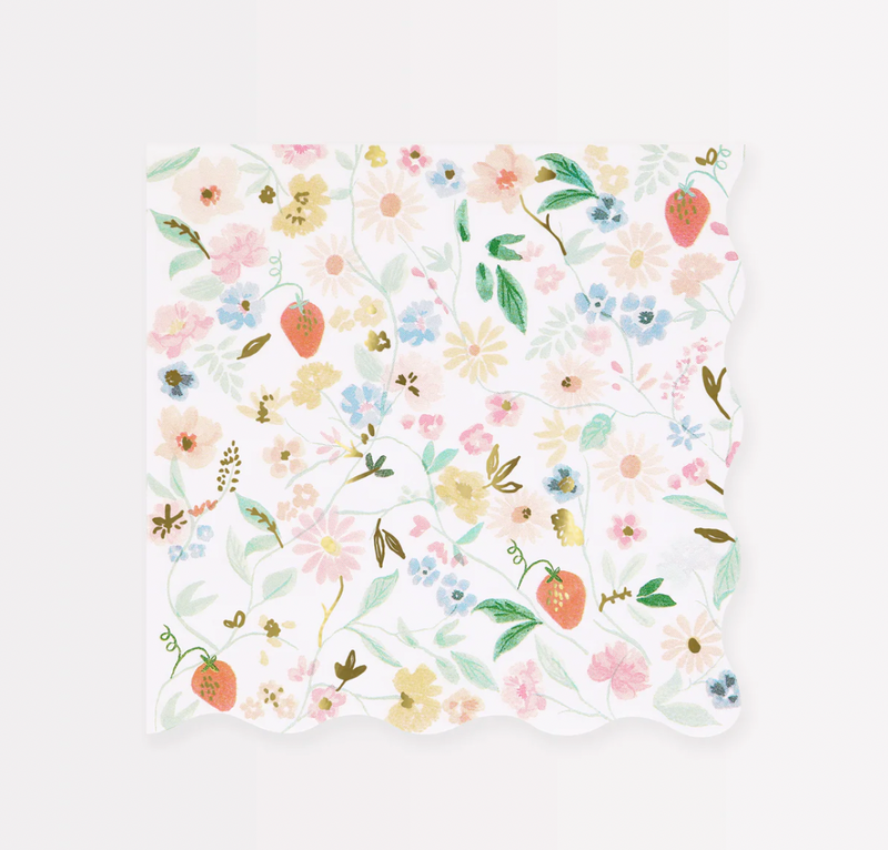 Floral Large Napkins 16ct.