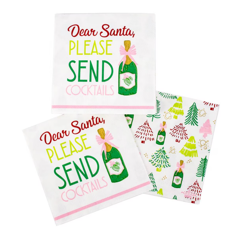 Dear Santa Cocktail Napkins