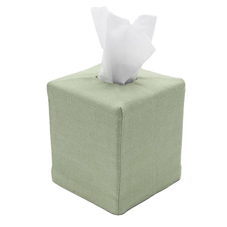 Plain Linen Tissue Box Cover