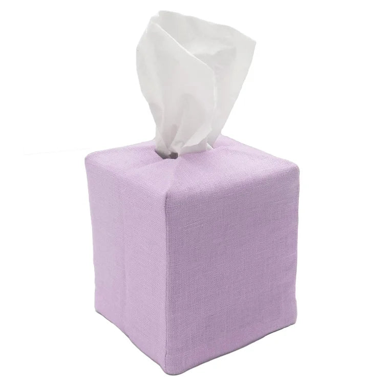 Plain Linen Tissue Box Cover