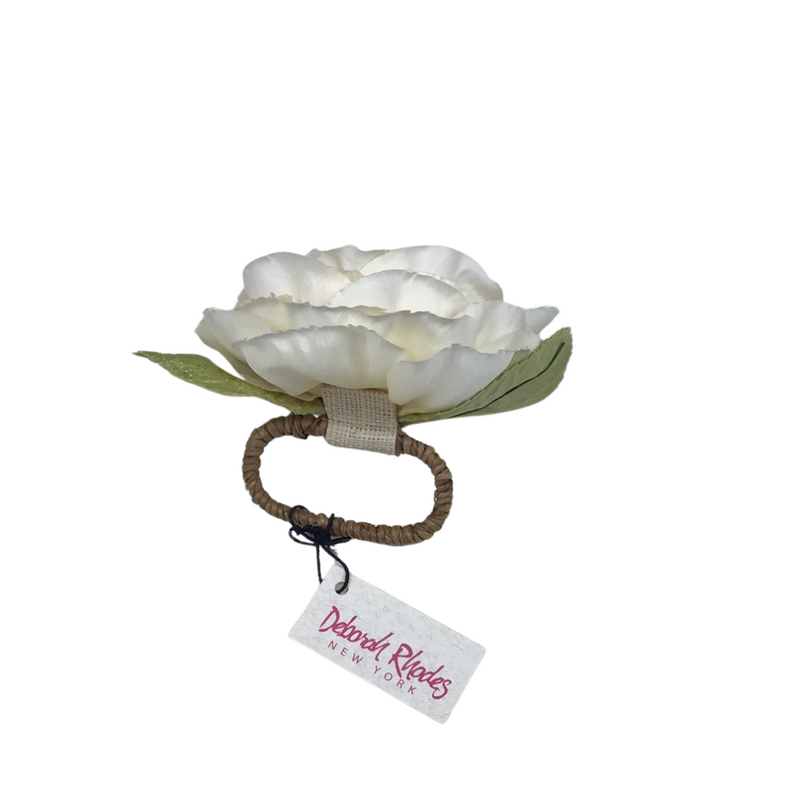 Cream Antique Rose Ring