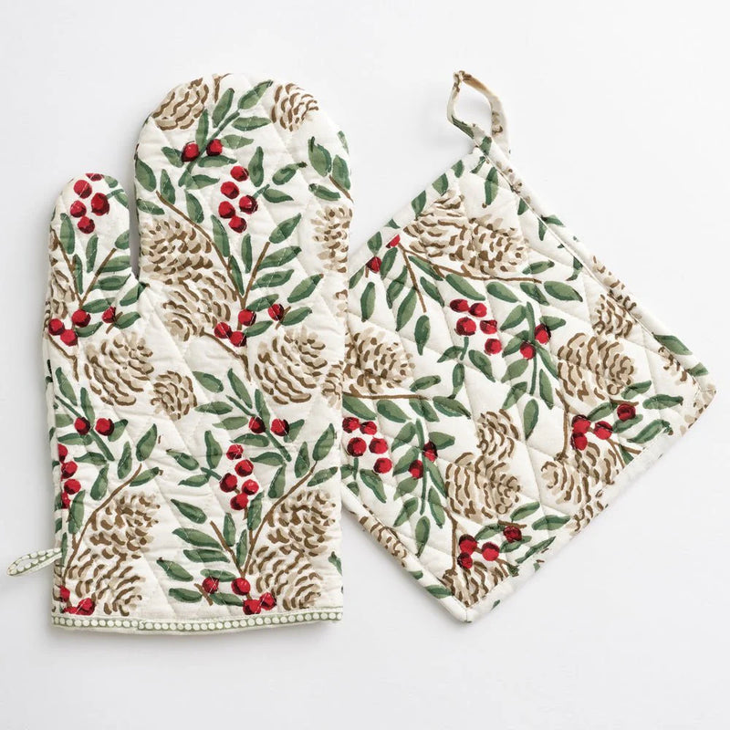 Christmas Oven Mitt Set