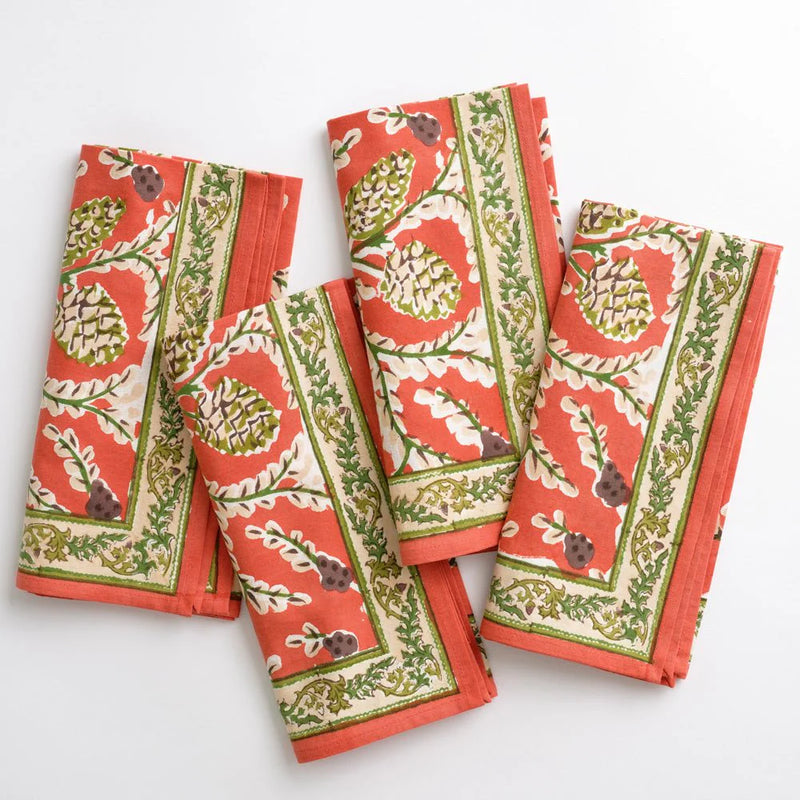 Harvest Pinecone Napkin (Set of 4)