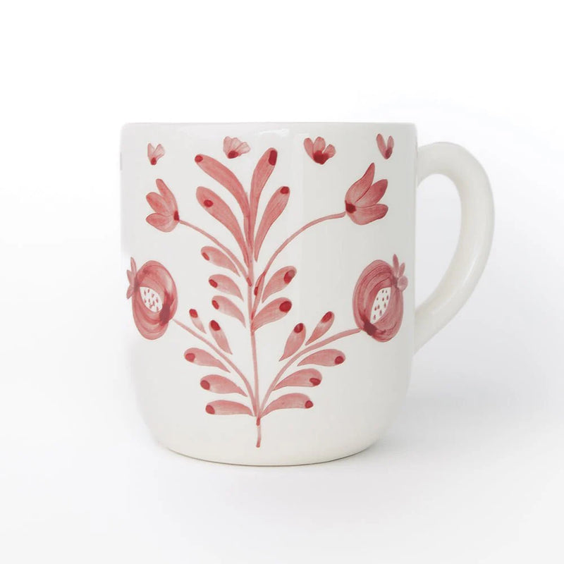 Pomegranate Duet Rose Mug | Set of 2