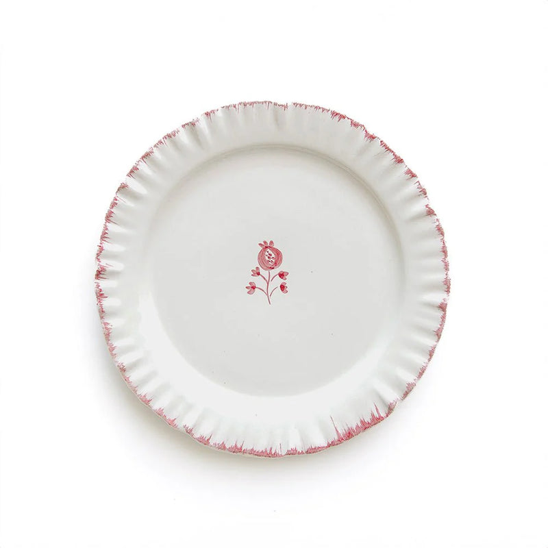 Ruffled Rose Salad Plate | Set of 2