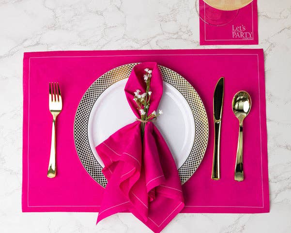 Blush Crush Dinner Napkin Roll
