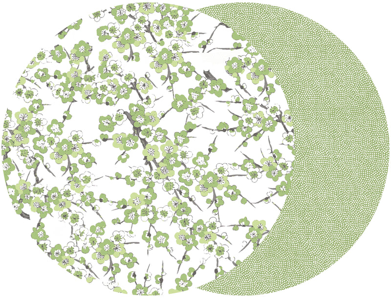 Round Two Sided Blossom Placemat