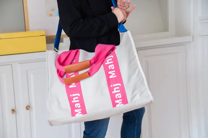 Pink Mahj It All Tote Bag