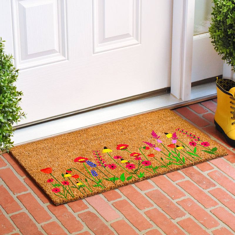 Spring Blooms Doormat: 17&