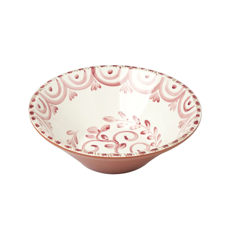 Medium Bowl Pink/White