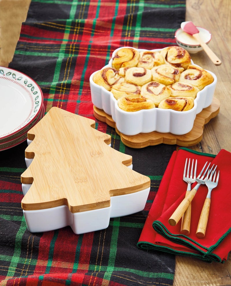 Tree Baker with Lid/Trivet