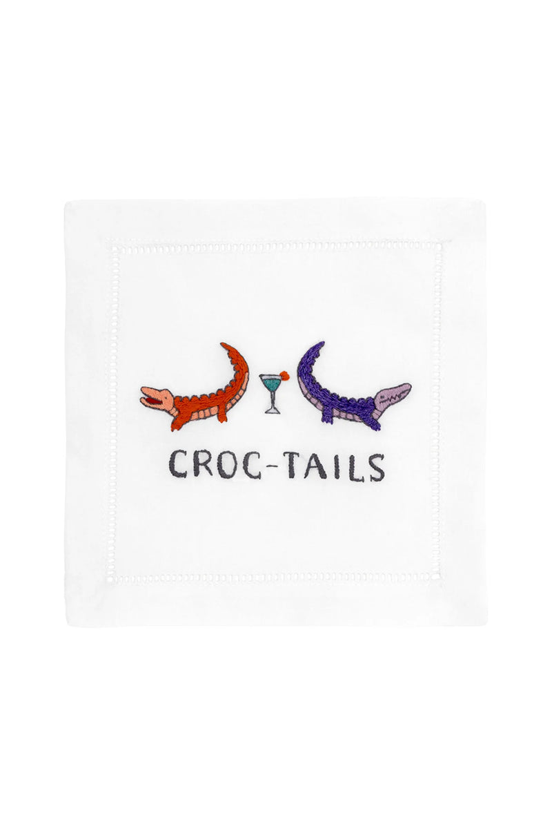 August Morgan Cocktail Napkins S/4
