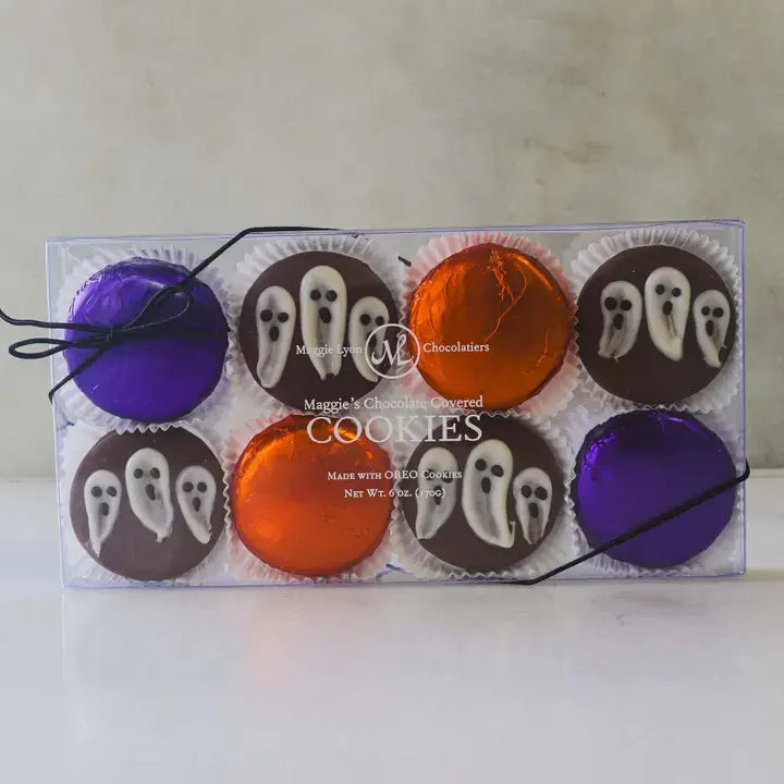 Halloween Chocolate Covered Cookies