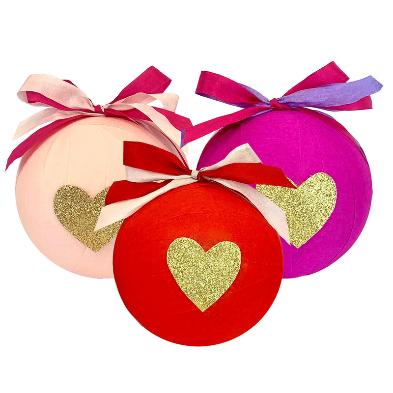 Deluxe Surprise Ball with Glitter Hearts