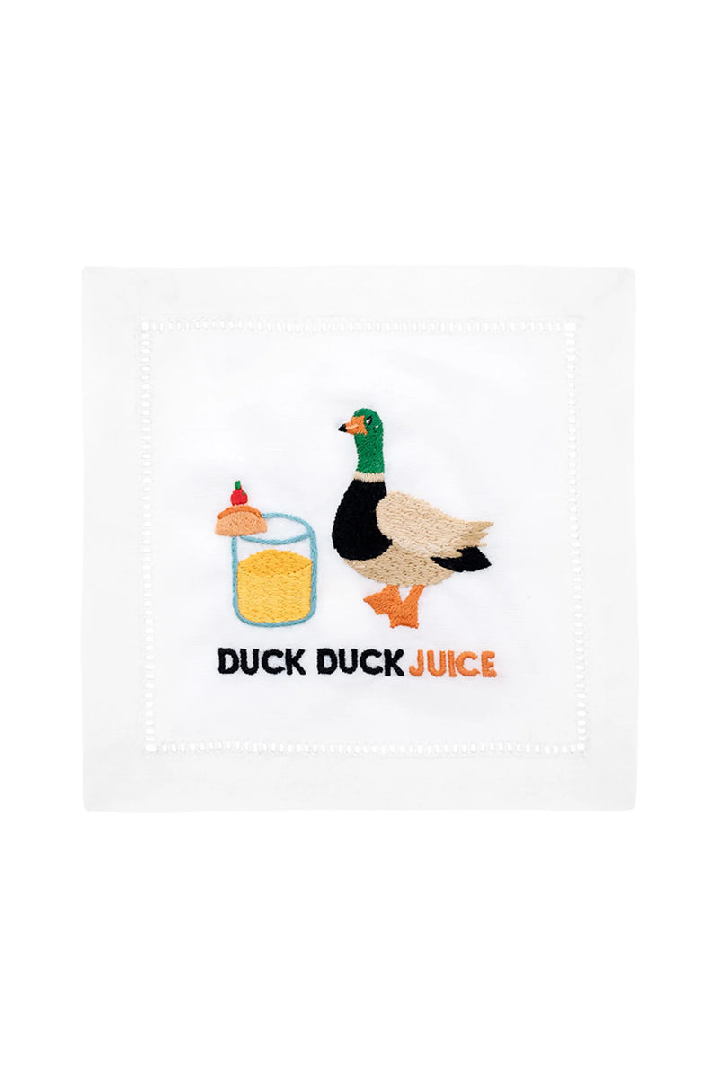 August Morgan Cocktail Napkins S/4