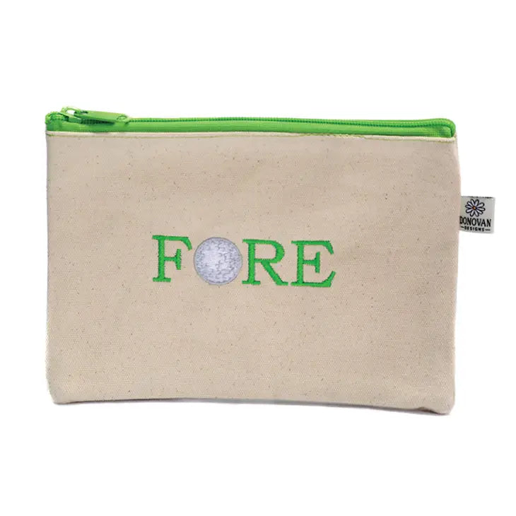 Fore Embroidered Bittie Bag