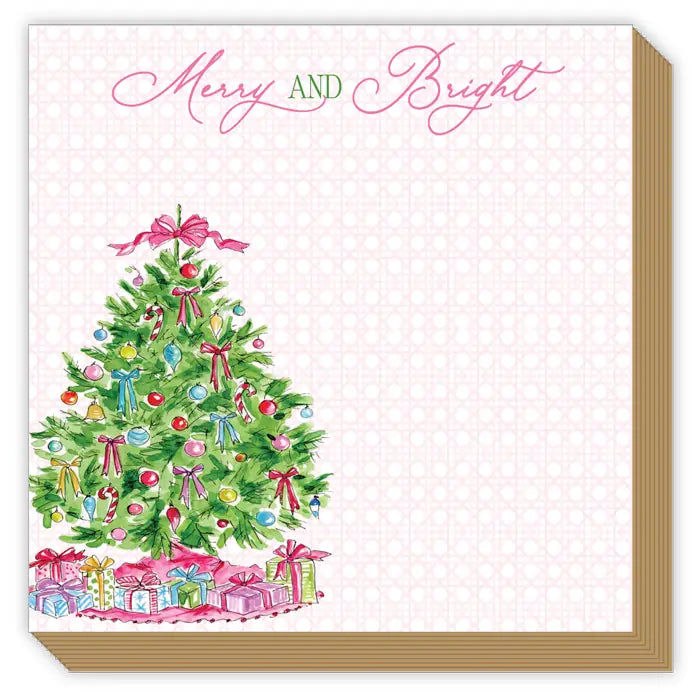 Colorful Merry & Bright Luxe Notepad