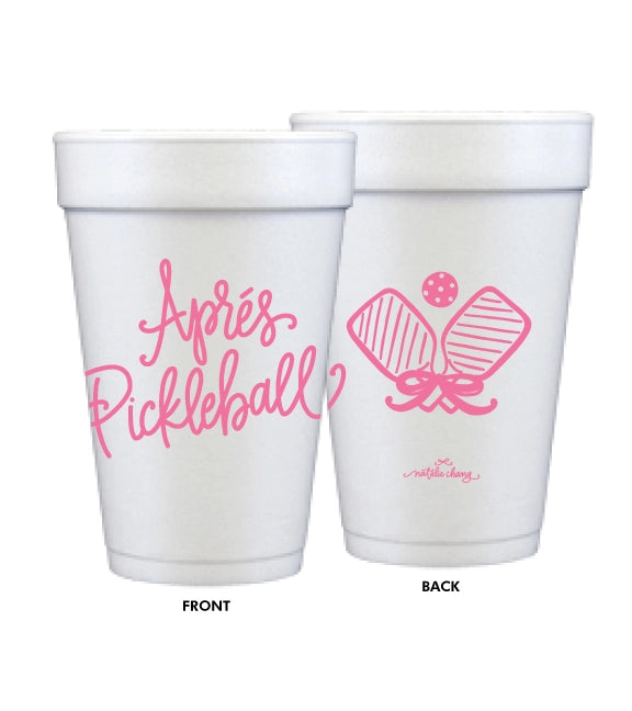 Aprés Pickleball Foam Cups