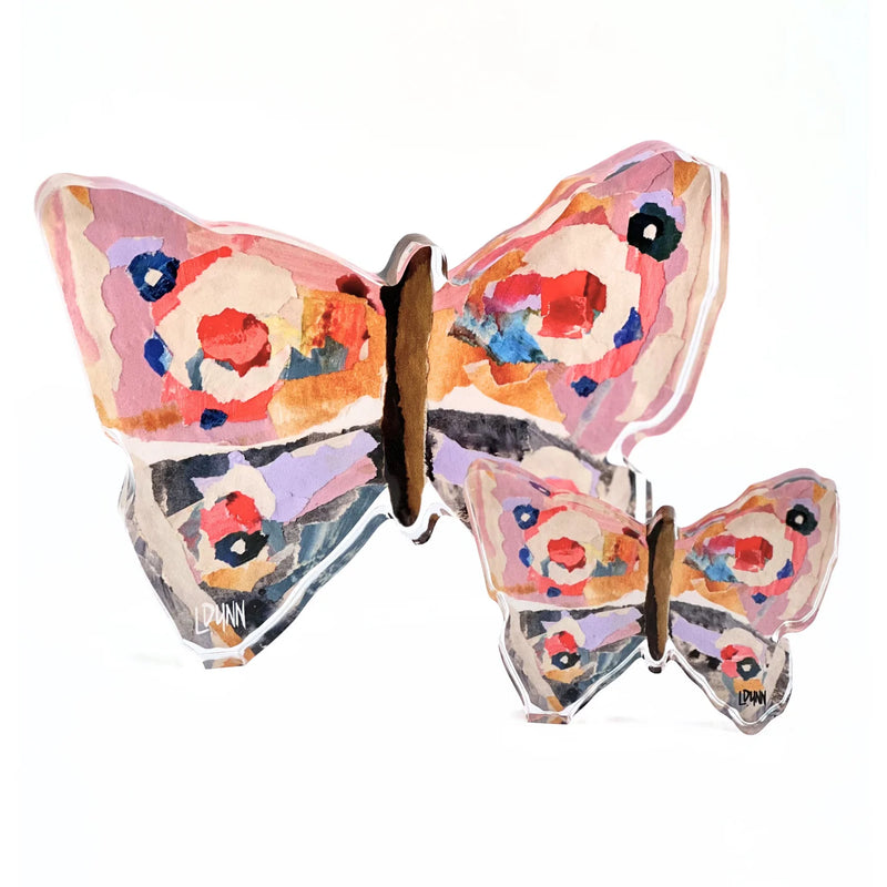 Lavender Haze Butterfly Acrylic Block