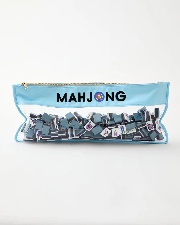 Light Blue Stitched Mahjong