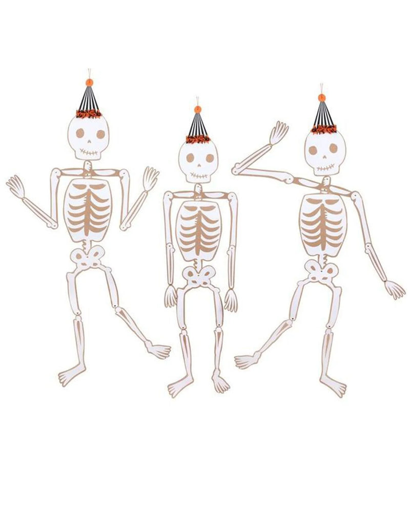 Vintage Halloween Skeletons S/3