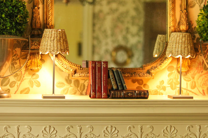 Small Scallop Lamp Shade in Water Hyacinth