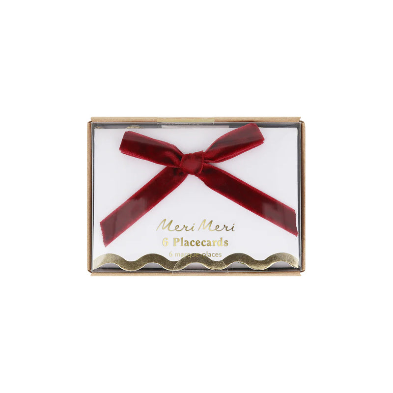 Velvet Bow Place Cards