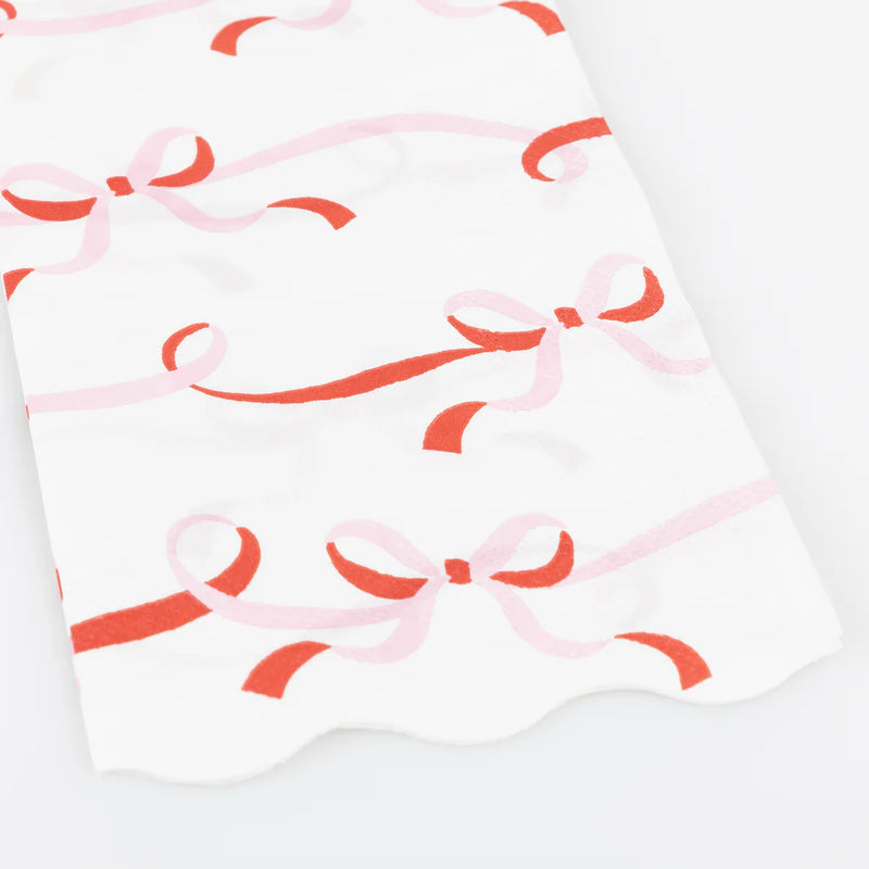 Ribbon Bow Guest Towels