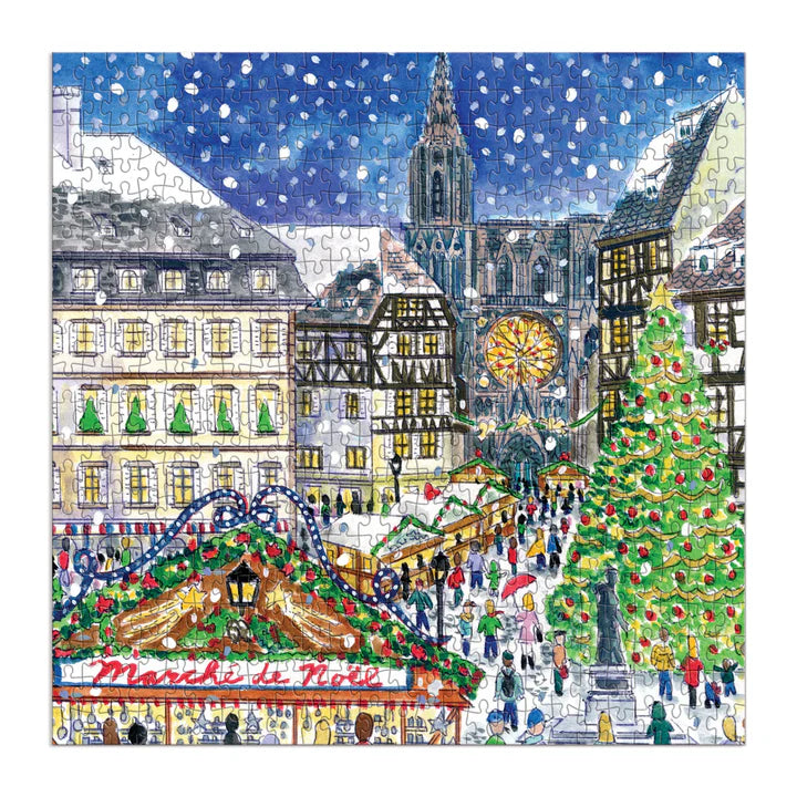 Christmas in France 500 Piece Puzzle