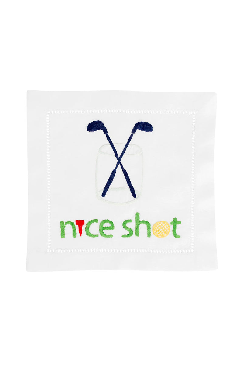 August Morgan Cocktail Napkins S/4