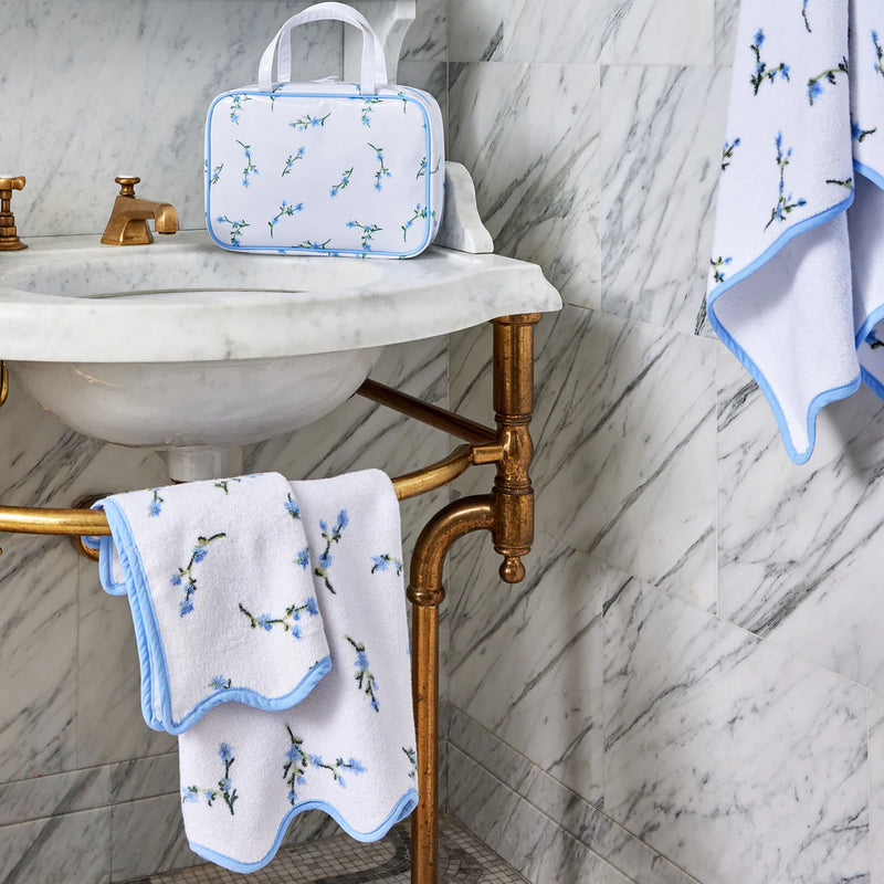 Floral Scallop Hand Towel