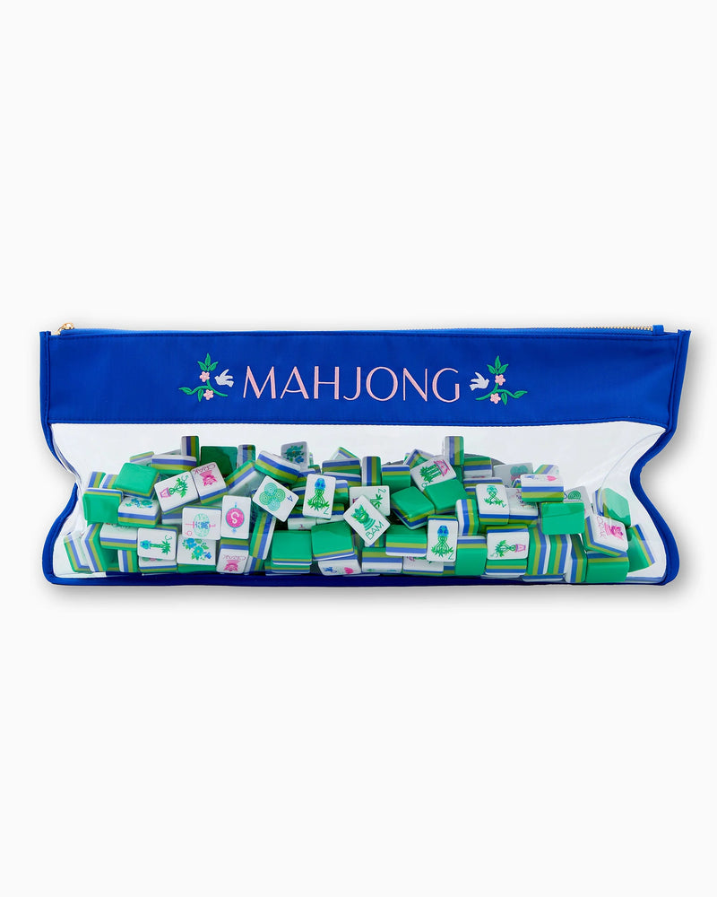 Royal Blue Mahjong Bag