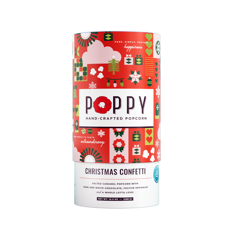 Christmas Confetti Cylinder Popcorn