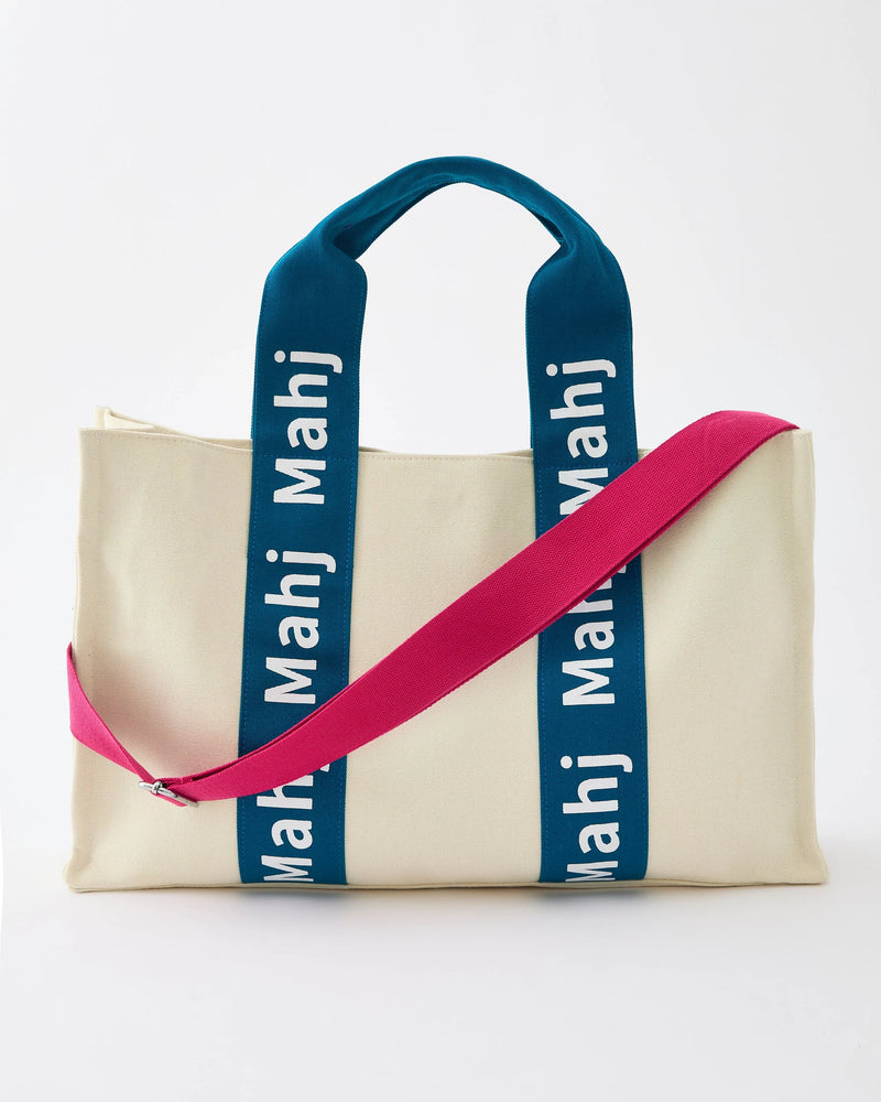 Teal Mahj it all Bag