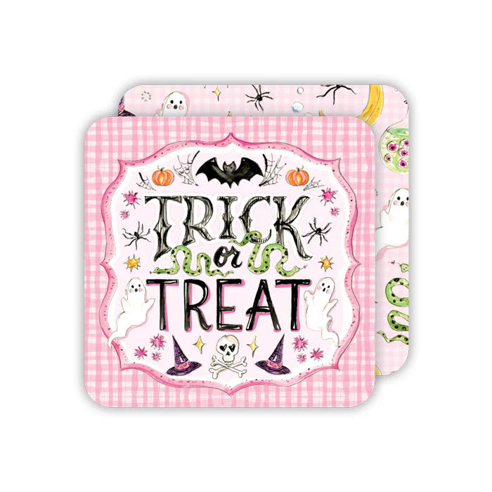 Trick-Or-Treat Paper Coasters