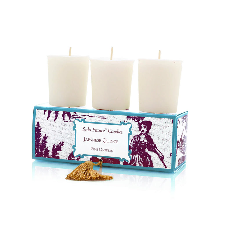 Japanese Classic Toile Votive Candle