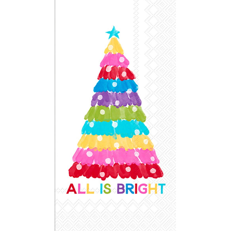 Holiday Paper Guest Towels Jolly Tree