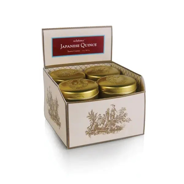 Japanese Quince Travel Tin Candle