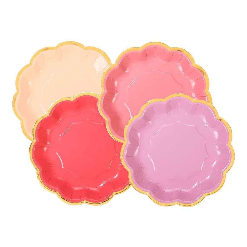 Rose Pink Party Plates