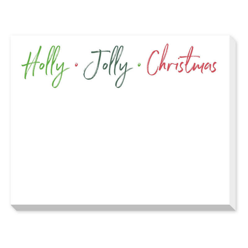 Holly, Jolly, Christmas Dittie Notepad