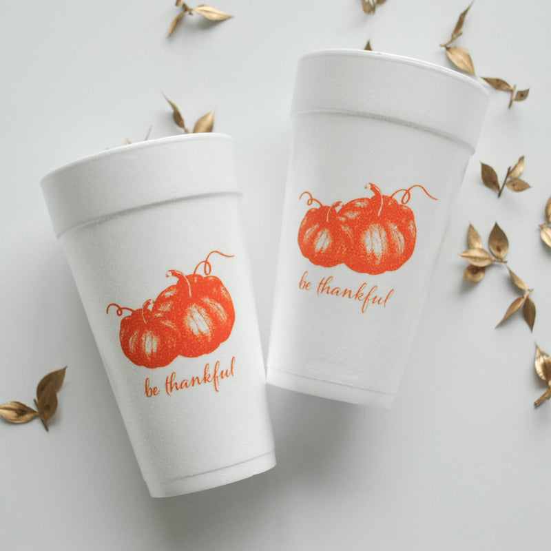 Halloween Styrofoam Cups